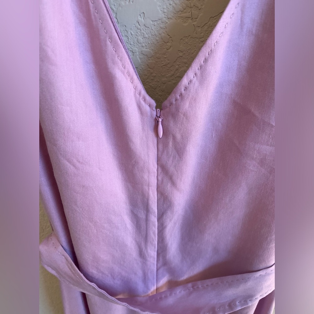 NWOT- Elegant Purple Sleeveless Dress - Picture 5 of 14